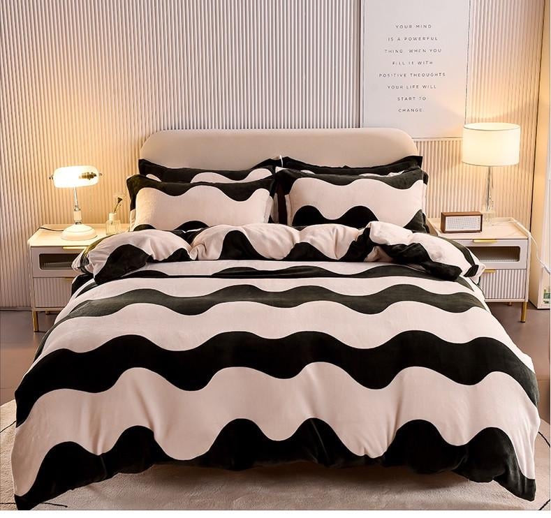 Комплект постільної білизни HomyTex 23004 велюр двостальний (HT-40823)