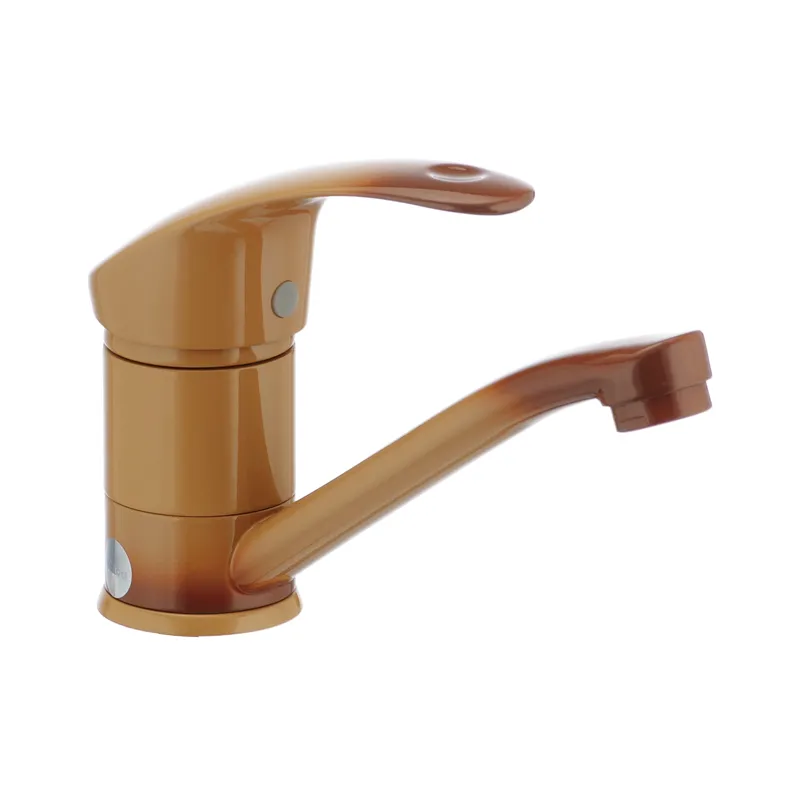 Смеситель для умывальника Haiba Mars 004 излив 15 см Коричневый (HB0250)