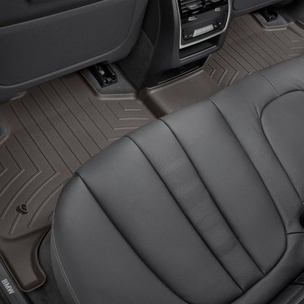Коврики WeatherTech в салон BMW X5/X7 2019- с бортиком задние 2 шт. Коричневый (4715072)