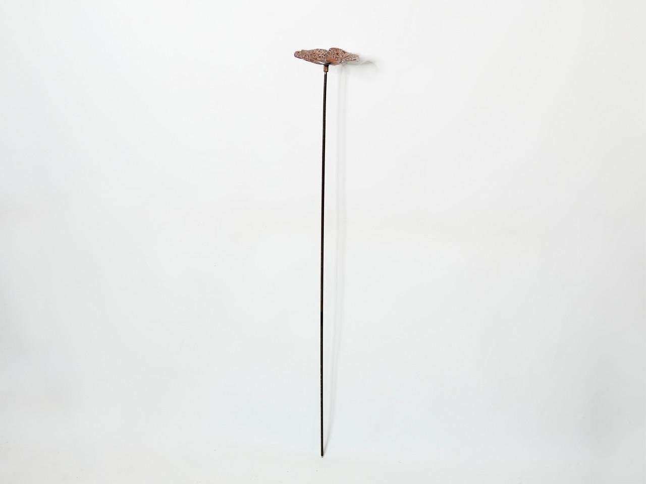 Садовая фигура Металлическая фиалка для вашего двора/клумбы/сада/террасы (DCR036) - фото 4 Садовая фигура Металлическая фиалка для вашего двора/клумбы/сада/террасы (DCR036) - фото 4