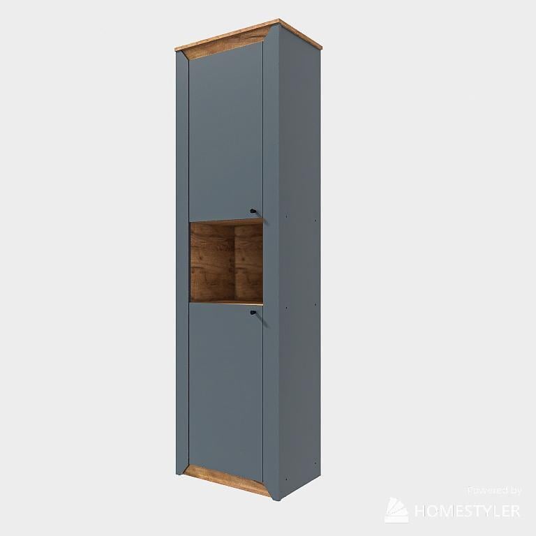 Пенал открытий Эверест Нордик-600 Графитовый/Дуб крафт золотой (DTM-5534)