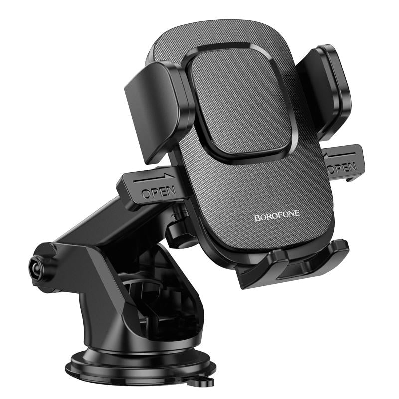 Держатель для телефонов в машину Borofone BH60 Dainty Black (19438)