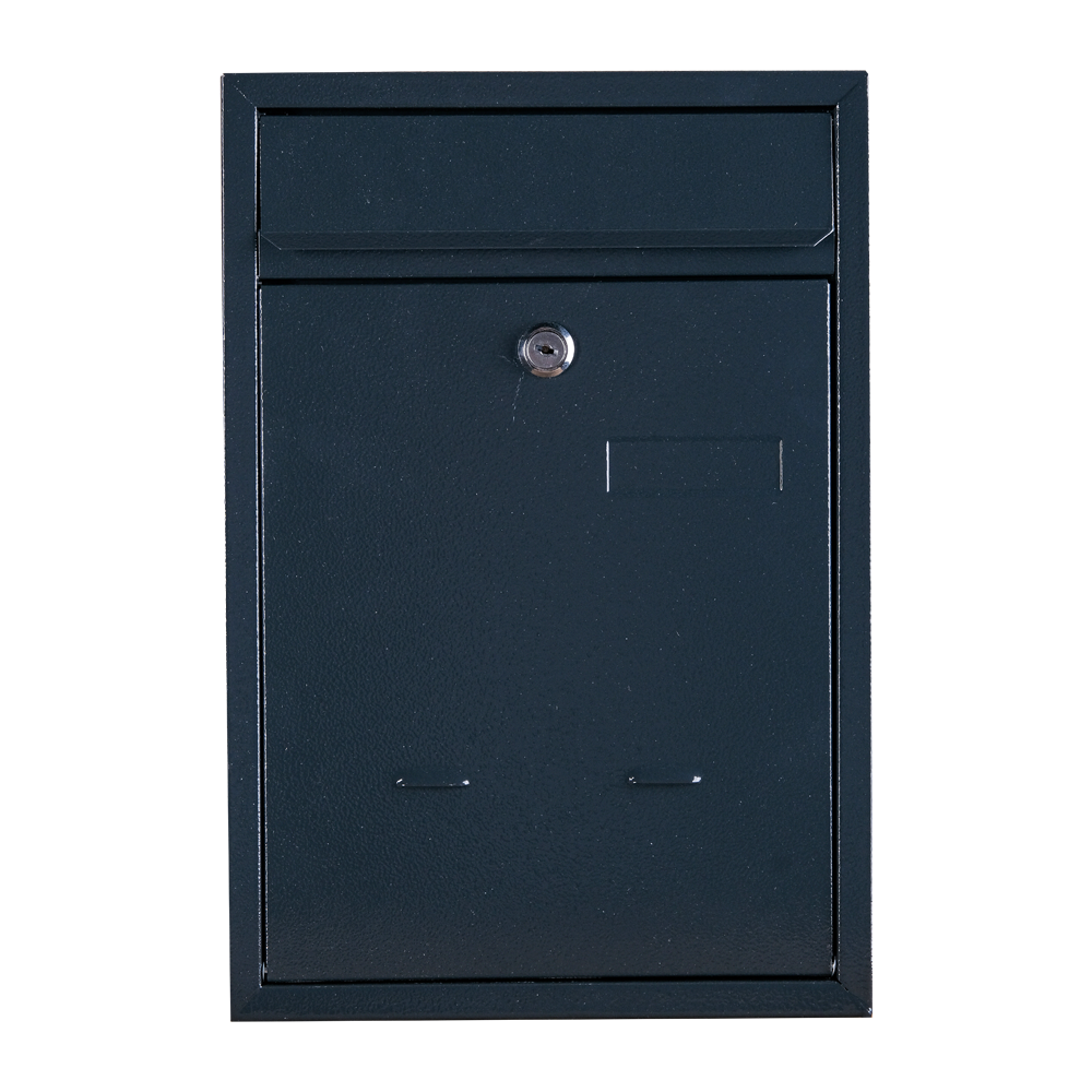 Поштова скринька індивідуальна Галіндустрія СП03 380х260х70 мм Антрацит (30828199) - фото 2