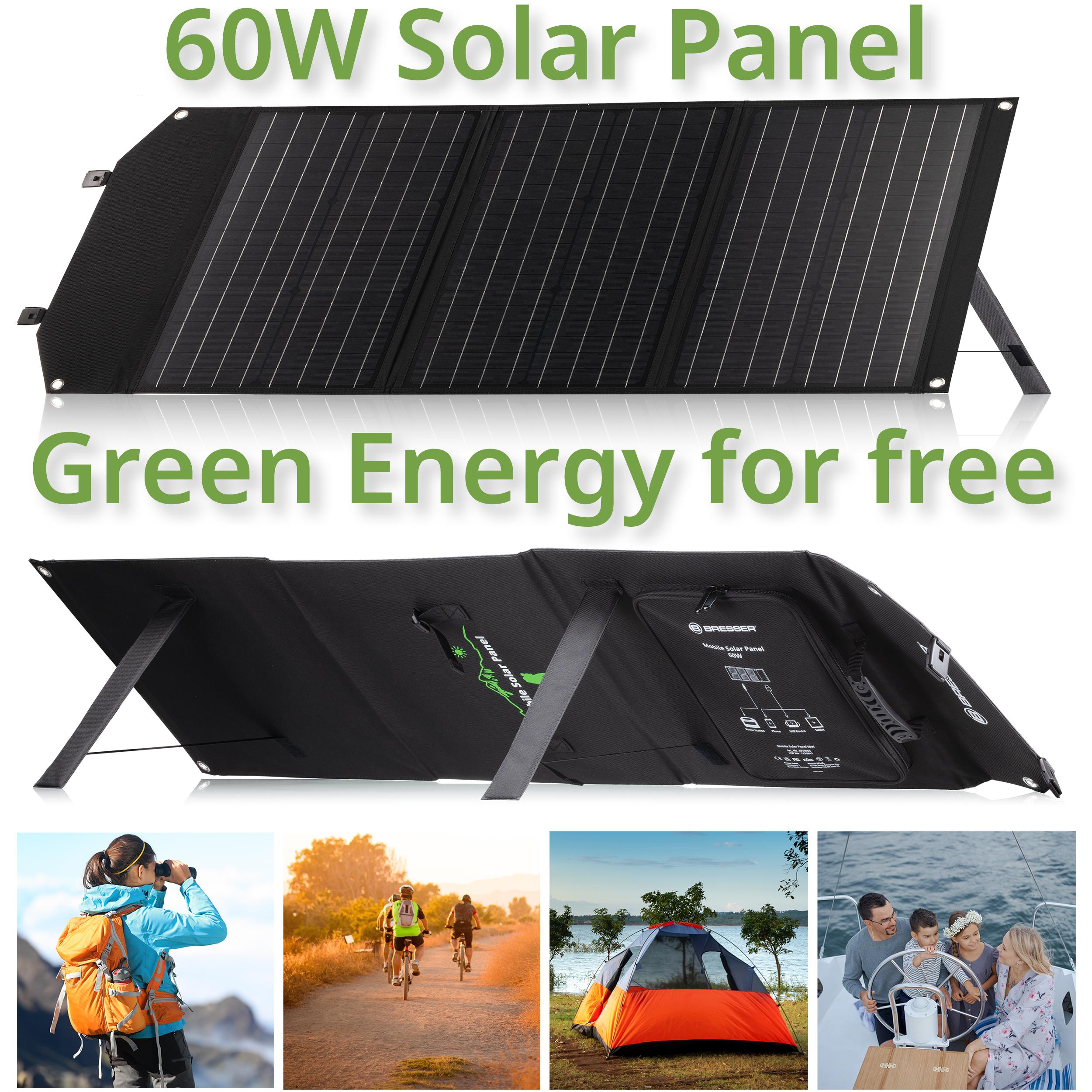 Портативное зарядное устройство Bresser Mobile Solar Charger 60 Watt USB DC (3810050) - фото 7