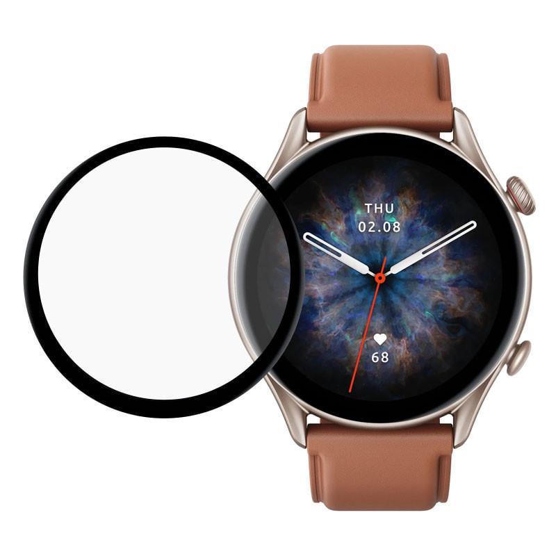 Полімерна плівка 3D full glue для Xiaomi Amazfit GTR 3 Pro Чорний (00000052547_1)