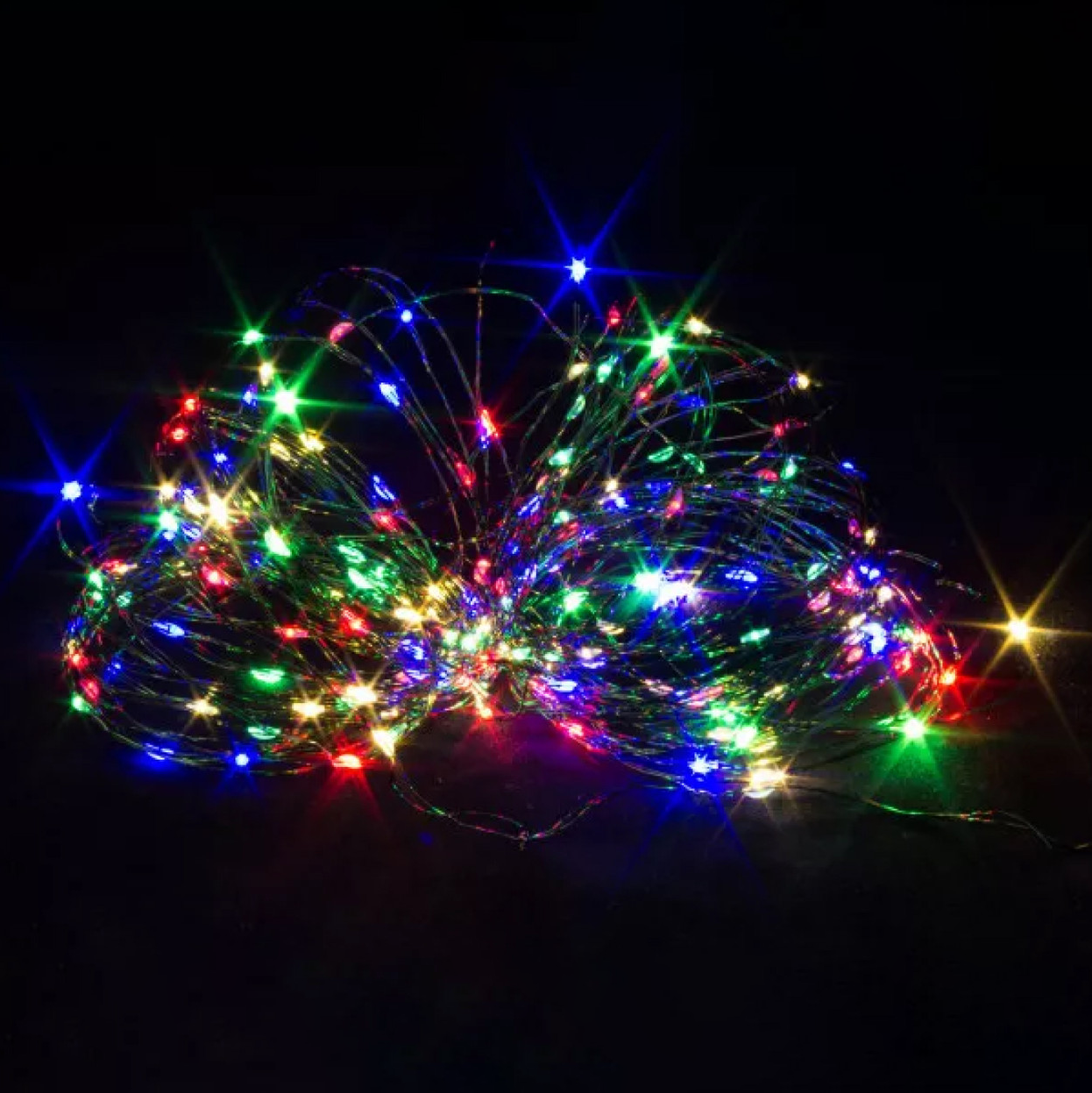 Гірлянда нитка Роса 20 м з пультом м 200LED від USB зелений провід RGB - фото 9 Гірлянда нитка Роса 20 м з пультом м 200LED від USB зелений провід RGB - фото 9