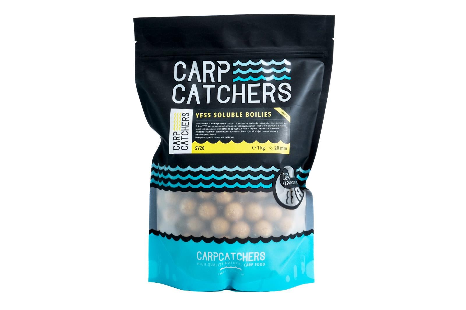 Бойлы прикормочные растворимые Carp Catchers Yess 24 мм 1 кг