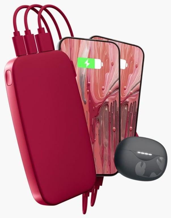 Повербанк Fresh n Rebel Powerbank 20W 18000 mAh Red (2PB18100BR) - фото 6 Повербанк Fresh n Rebel Powerbank 20W 18000 mAh Red (2PB18100BR) - фото 6