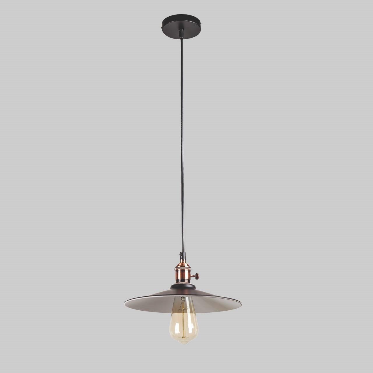 Светильник подвесной Черный (52-836F-1 BK+WH)