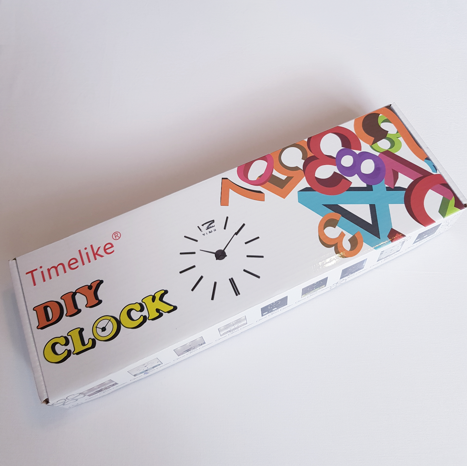 Годинник настінний 3D Timelike Арабські 2 100 см Срібний (1482207) - фото 6