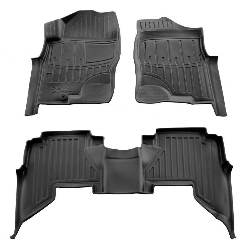 Коврики Stingray 3D Stingray для Nissan Pathfinder R51 2005-2014 гг. полиуретан Черный