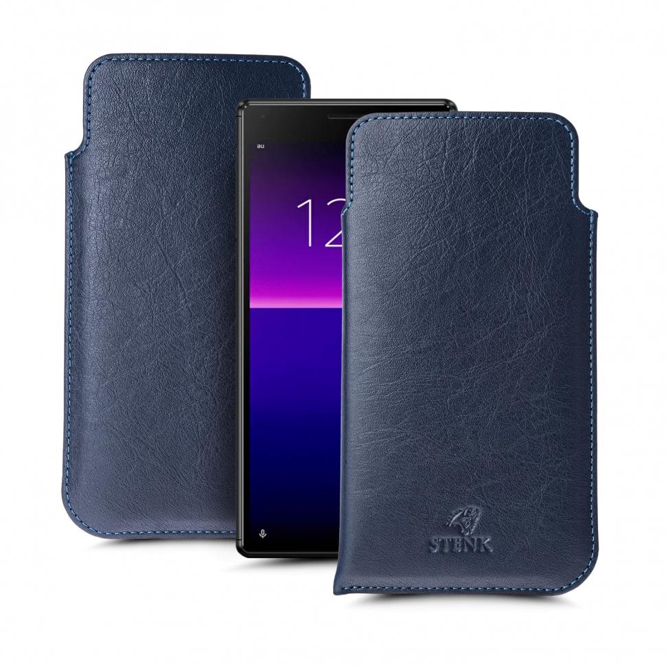 Футляр Stenk Elegance для Sony Xperia 8 Синий (65992)