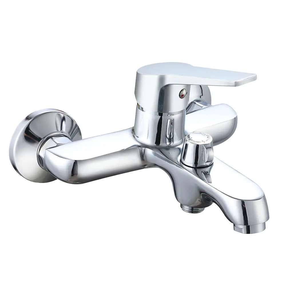 Смеситель для ванны Wezer VRL314-02 однорычажный с ручной лейкой Хром (SQ-1056354)