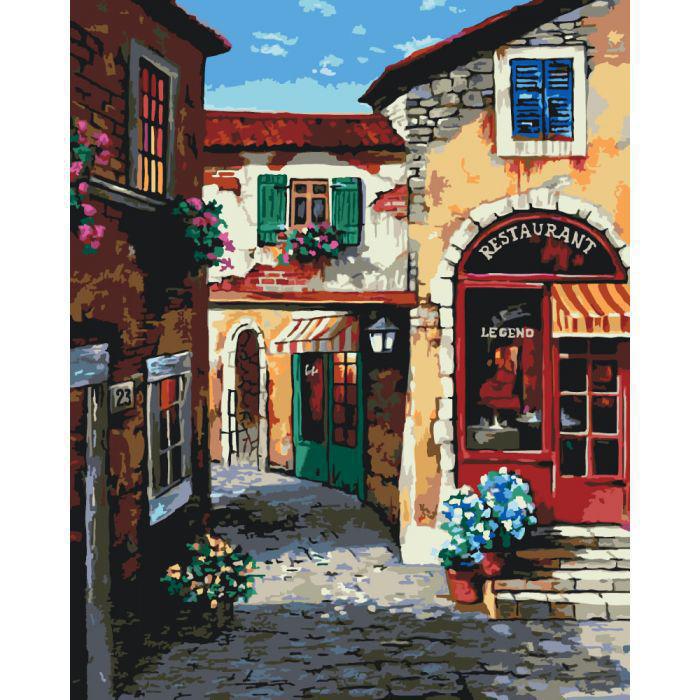 Картина по номерам Идейка Солнечная улочка 2 40x50 см (skl-КНО2167)