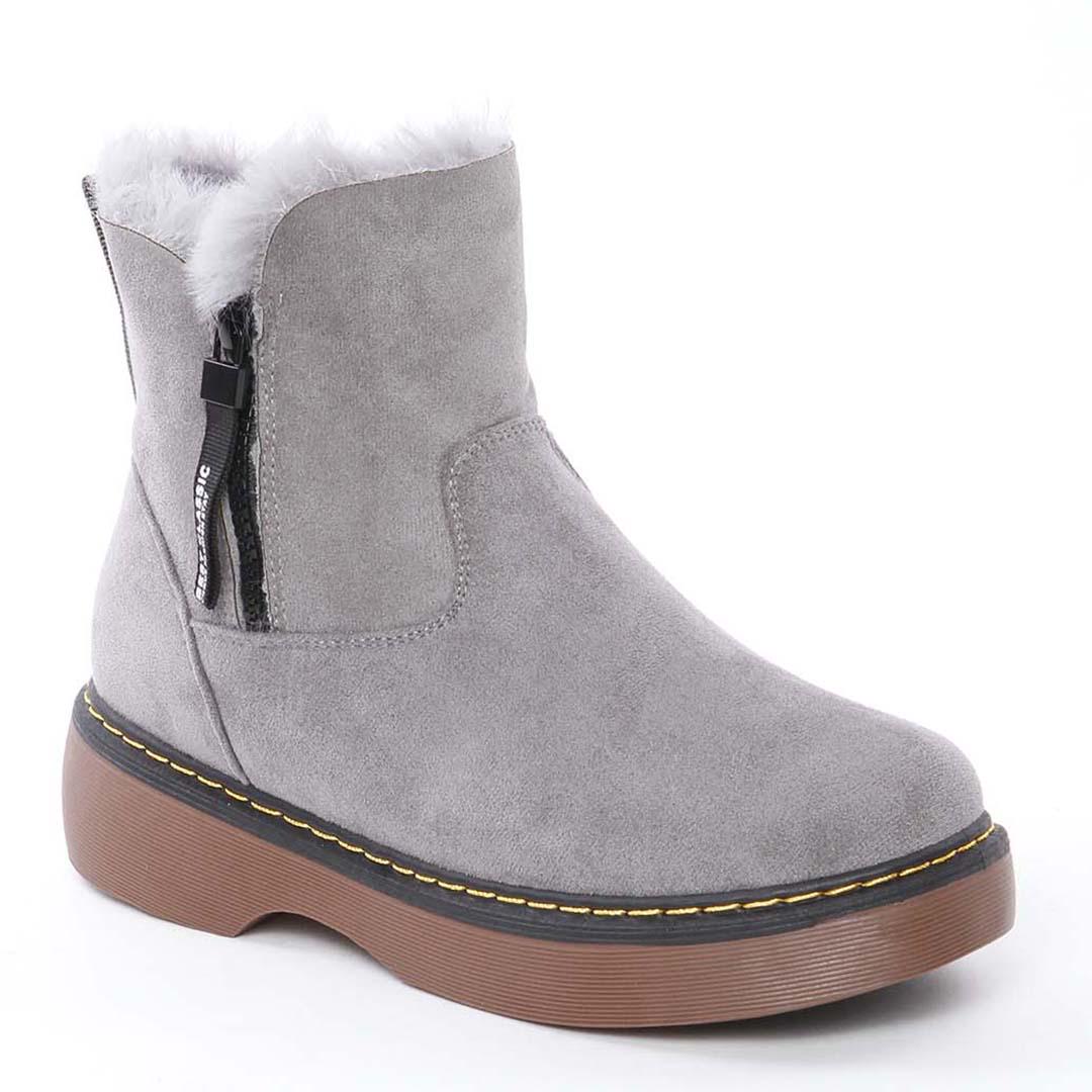 Черевики жіночі Fashion 337574 р. 36 23,5 см Сірий