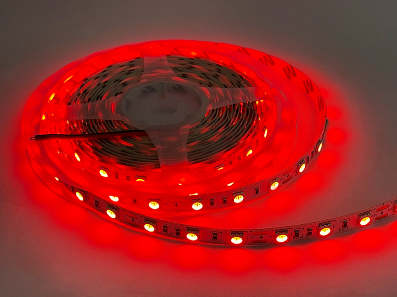 Світлодіодна стрічка MTK 5050 60 LED 10 мм 12 В IP20 Червоний (7553) - фото 1