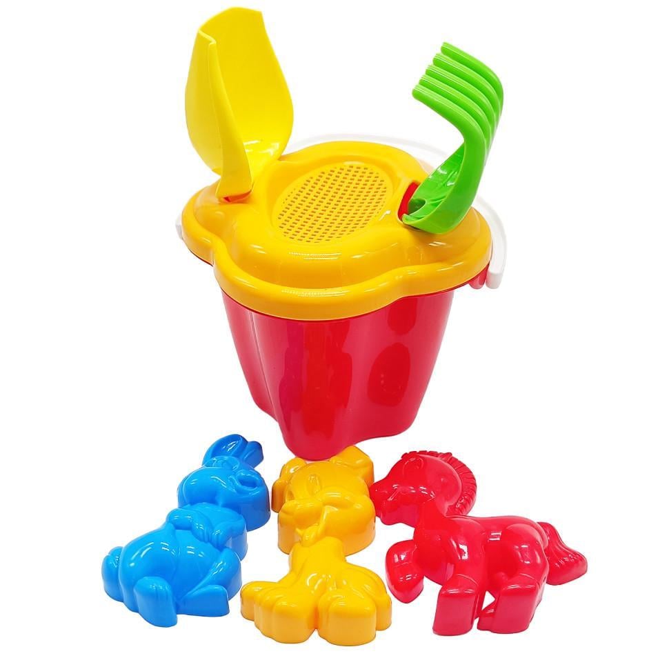 Набір для пісочниці "Дзвіночок №1" 0978 відерце/лопатка/граблі Червоний (RLT53157s65815)