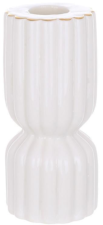 Набор керамических подсвечников 4 шт. 5,5х12 см Белый