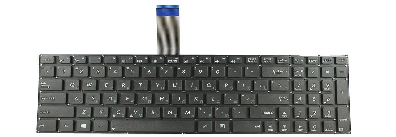 Клавиатура для ноутбука Asus FX50 FX50IU матовая (0KNB0-610ARU00)