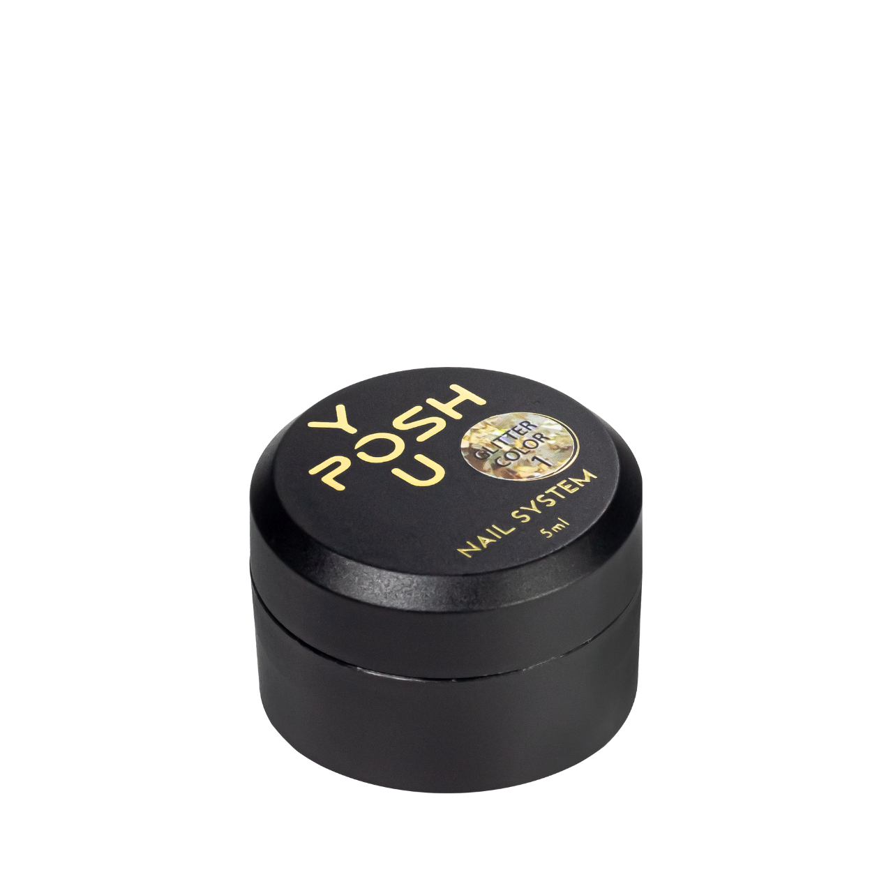 Гель-лак с глиттером для маникюра YouPOSH Glitter Color 5 мл 01 Золотистый (23940233)