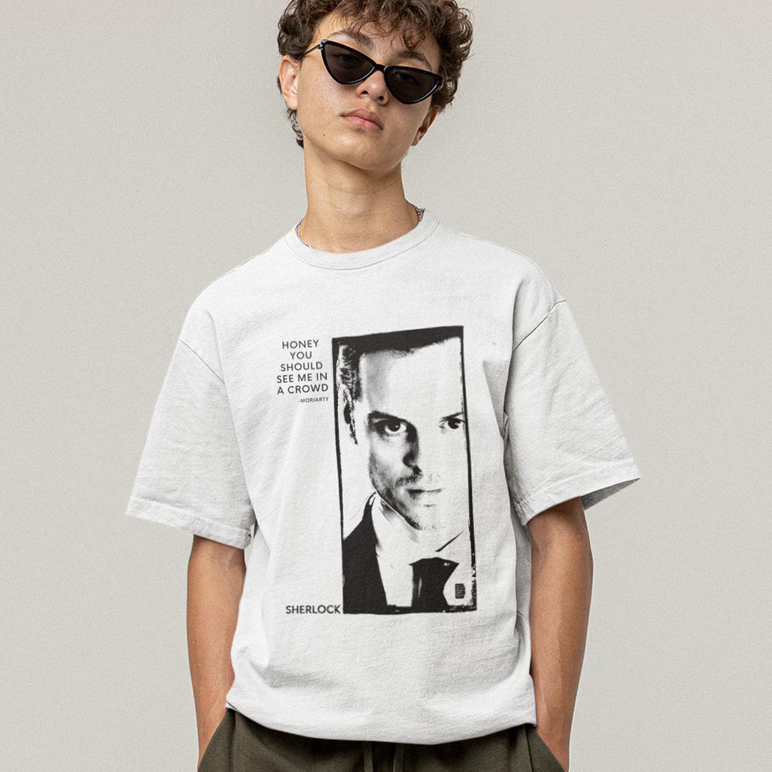 Футболка унисекс Sherlock Moriarty 3XL Белый (0000016685)