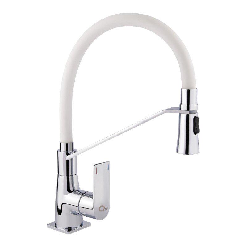 Смеситель для кухни Q-tap Estet QTESTCRW007F с гибким изливом Хром (60350) Смеситель для кухни Q-tap Estet QTESTCRW007F с гибким изливом Хром (60350)