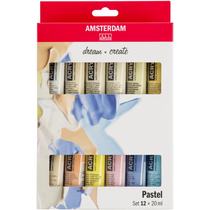 Набор акриловых красок Амстердам Pastels 12шт. 20 мл Royal Talens (Az1-8712079451196) Набор акриловых красок Амстердам Pastels 12шт. 20 мл Royal Talens (Az1-8712079451196)