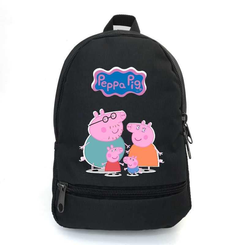 Школьный рюкзак подростковый Cappucino Toys Свинка Пеппа PIG 0011 12,5 л Черный (1670545667)