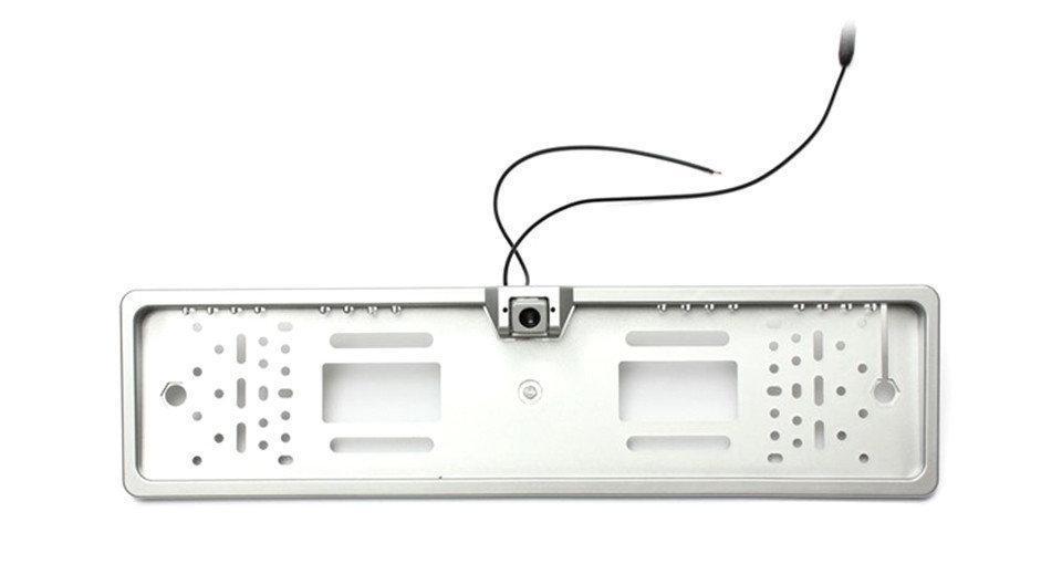 Камера заднего вида-рамка 16 LED с подсветкой номера Silver (ML-1534) - фото 3