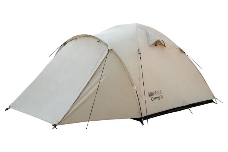 Палатка трехместная туристическая Tramp Lite Camp 3 TLT-007 220х380х130 см Sand (10-6-4506177) - фото 2