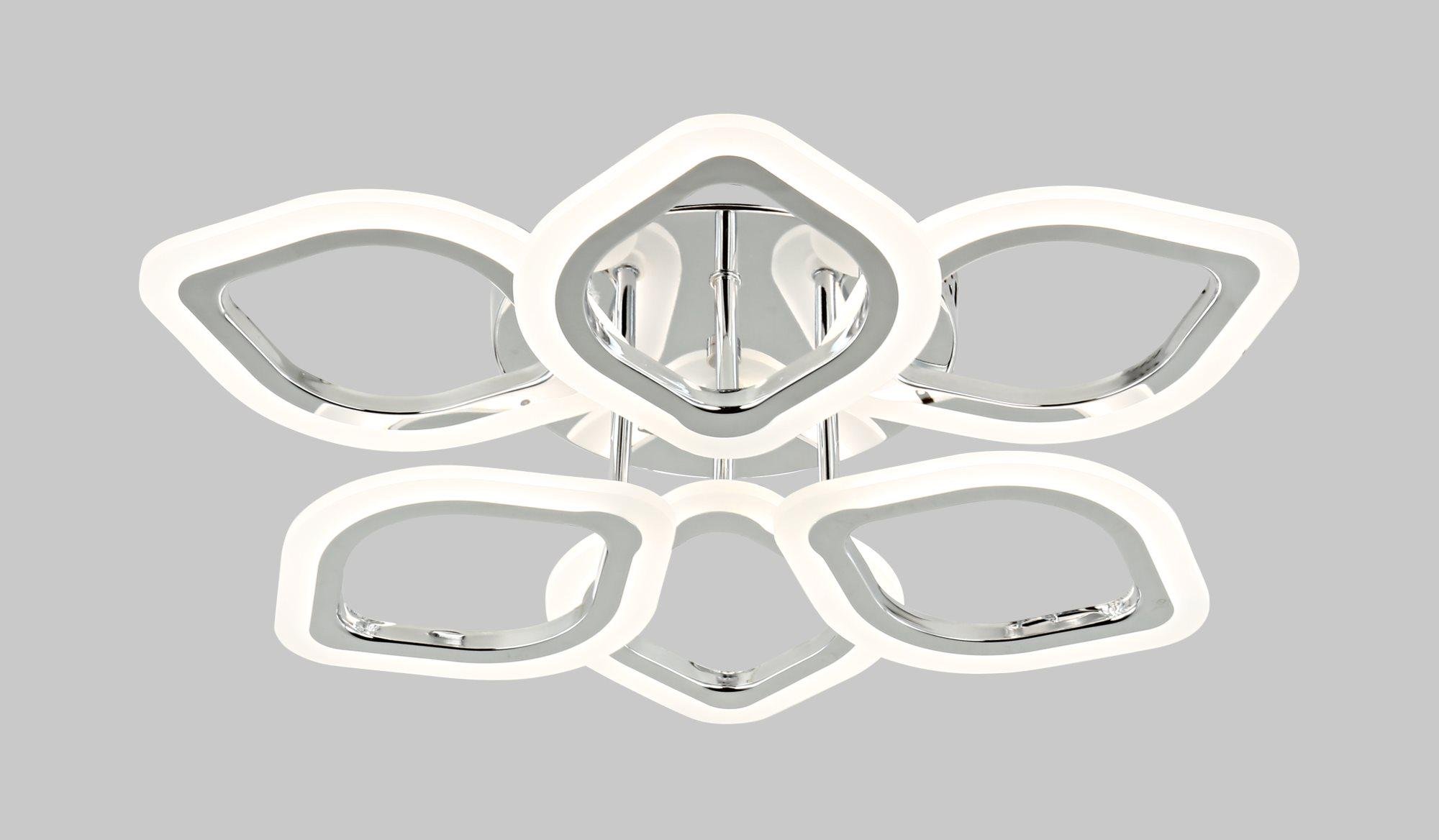 Світильник стельовий Valeso 2301-3+3S CR Хром (000046469)