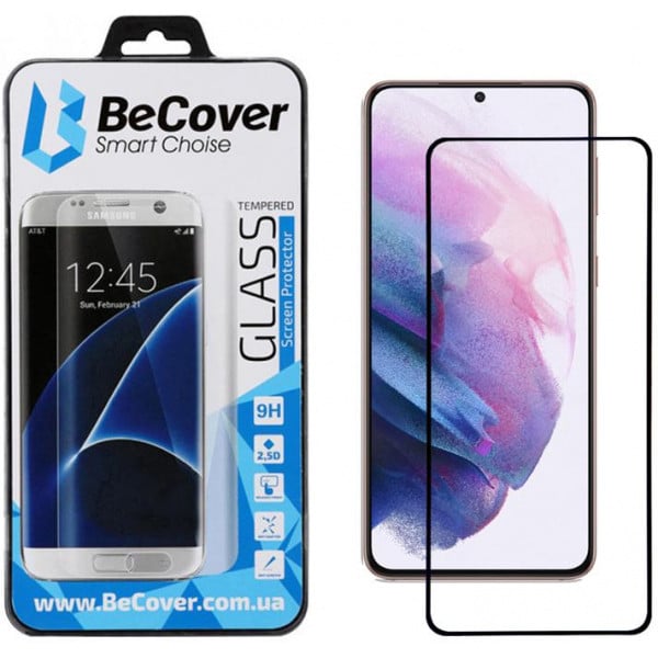 Захисне скло BeCover для Samsung Galaxy S21 Plus SM-G996 Black (705916)