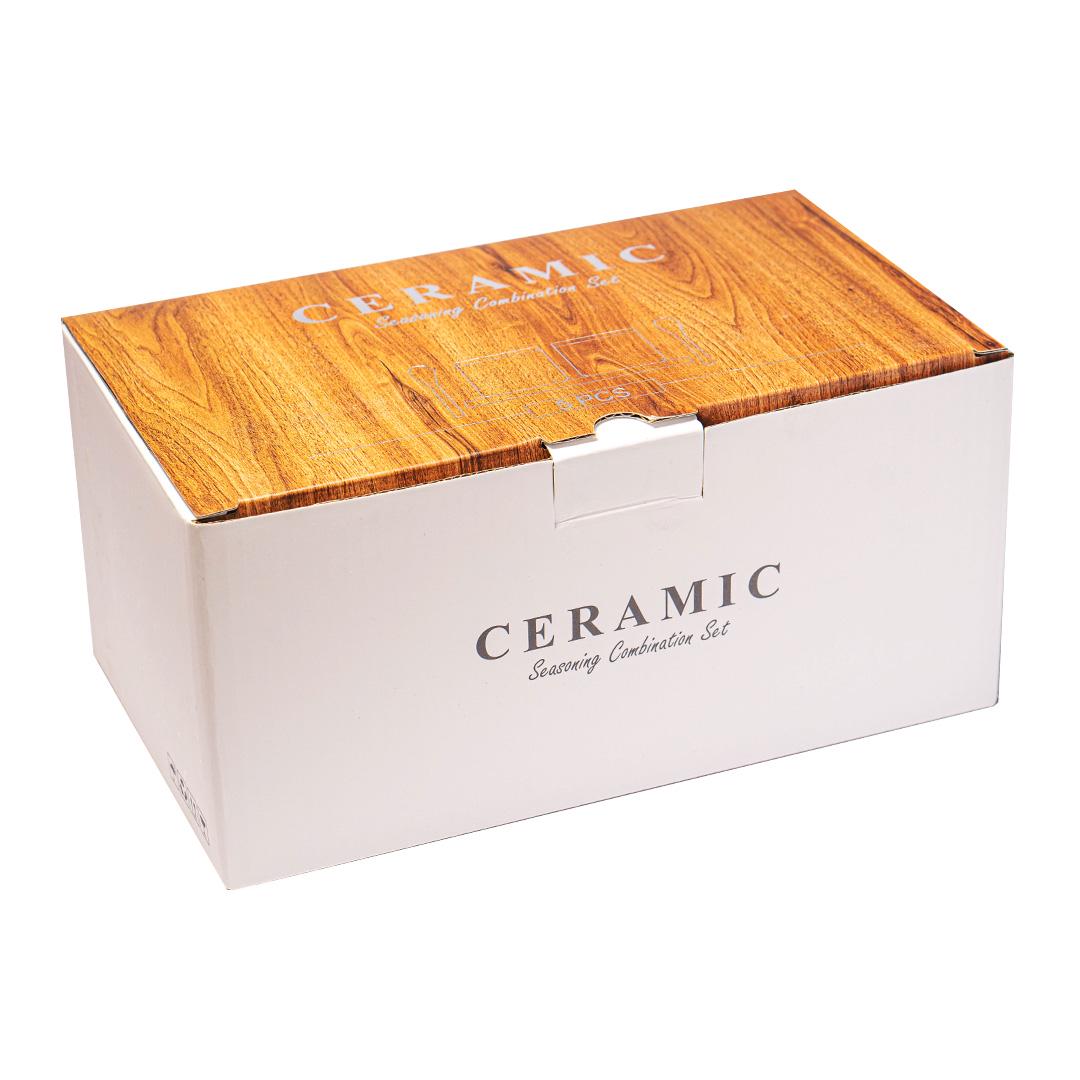 Набір ваз для цукру/солі/кави/чаю з кришечками та ложками 2 шт. Білий (ST0392) - фото 5 Набір ваз для цукру/солі/кави/чаю з кришечками та ложками 2 шт. Білий (ST0392) - фото 5