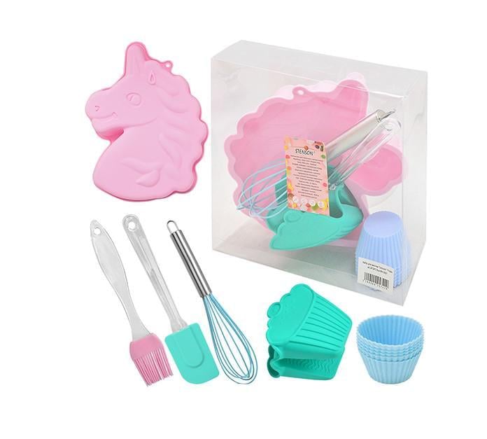Набір для випікання силіконовий форми/вінчик/пензлик/лопатка/прихватка 11 пр. (AN013177)