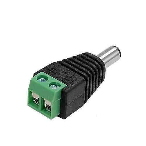 Переходник клеммники to штекер DC 5,5x2,1 мм папа для CCTV Black (286050)