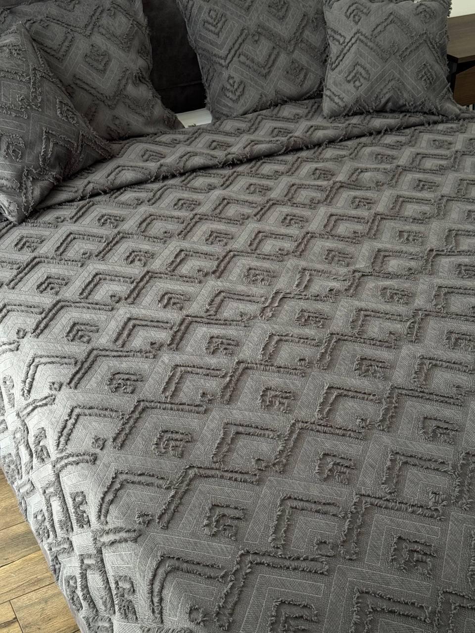 Покривало Бйорк 240x250 см Графітовий (23743-10-240x250cm) - фото 4