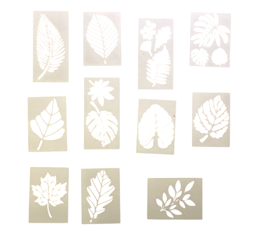 Комплект трафаретов из пластика Белый (0046)