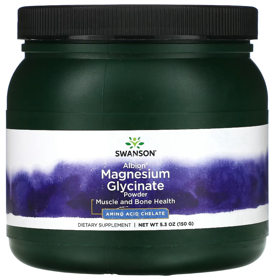 Магний глицинат в порошке Swanson Magnesium Glycinate Albion Powder 150 г