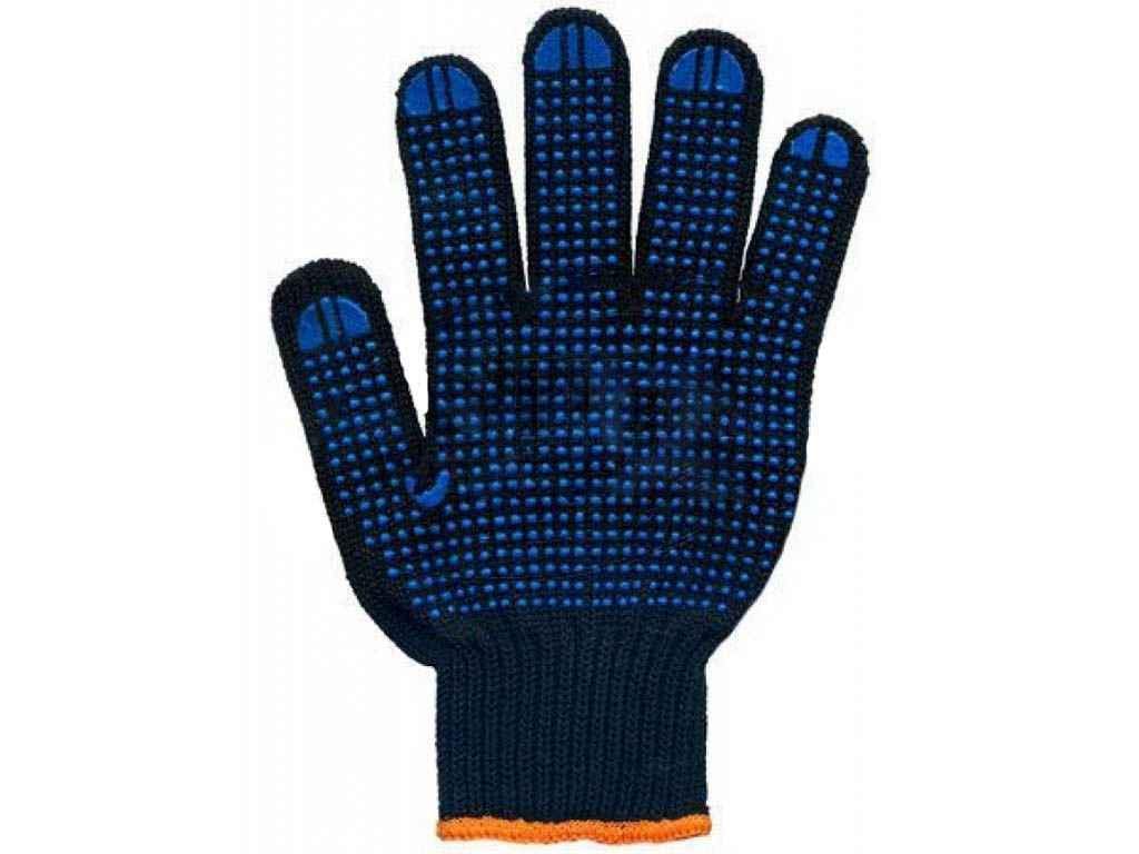 Перчатки рабочие VIVA TRADE 8411 ПВХ р. 10 Черный (384079)