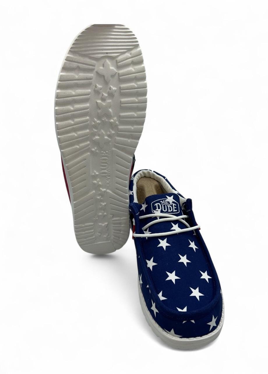 Чоловічі мокасини Hey Dude Wally Patriotic Merican Flag р. 43 28,2 Американський прапор (2785109853) - фото 2 Чоловічі мокасини Hey Dude Wally Patriotic Merican Flag р. 43 28,2 Американський прапор (2785109853) - фото 2