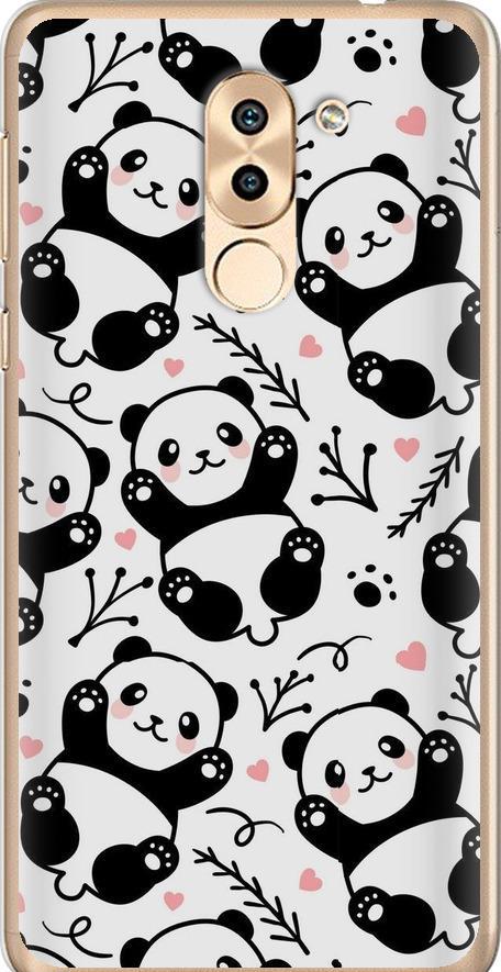 Чехол на Huawei GR5 2017 Панды (4318u-473-42517)