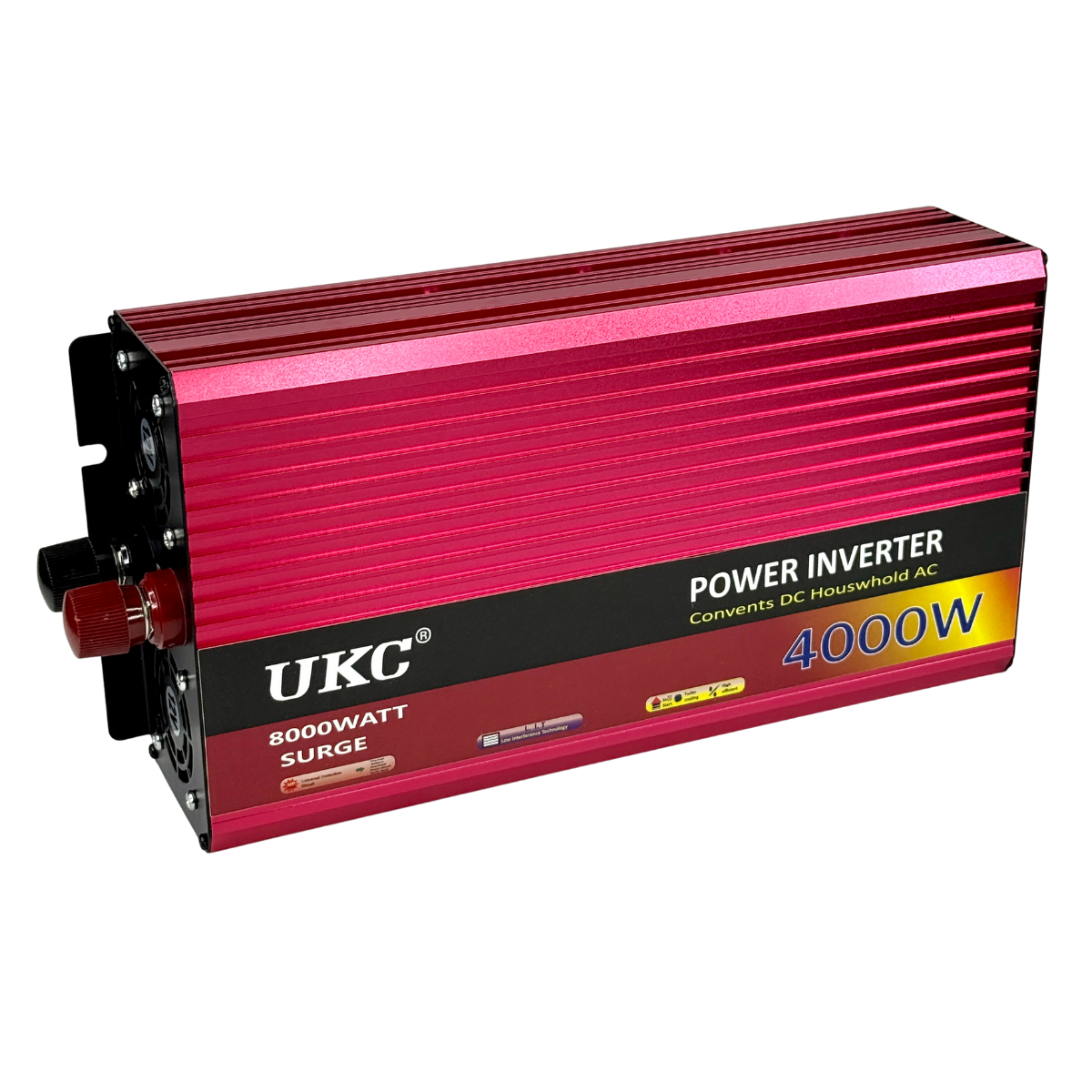 Автомобільний інвертор UKC AR 4000W із захистом від короткого замикання (C23-K49)