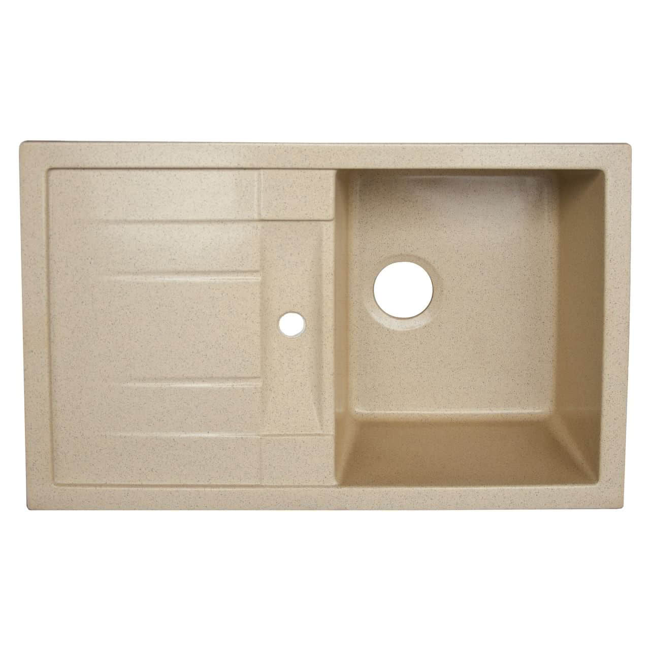 Мойка кухонная Platinum Troya 7850S Бежевый (19683)