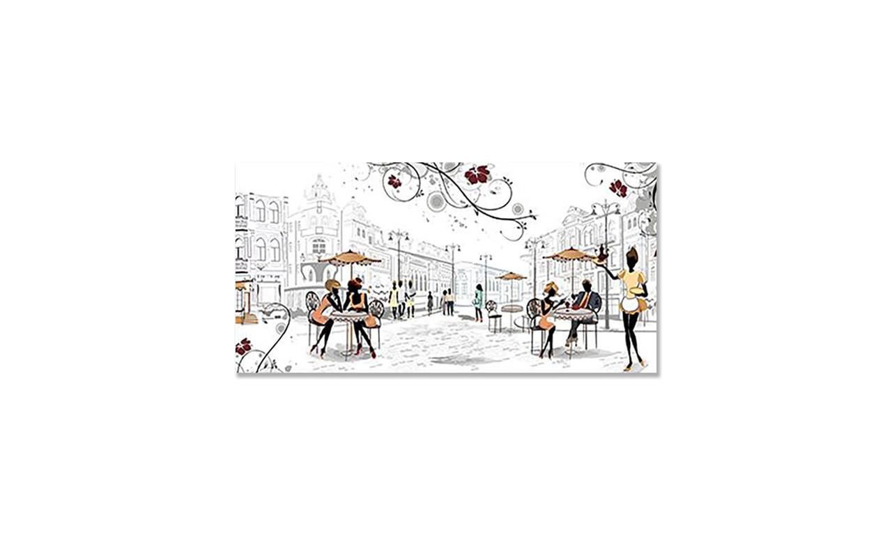 Наклейка на стол Zatarga Cafe Paris 600х1200 мм (1226509203)