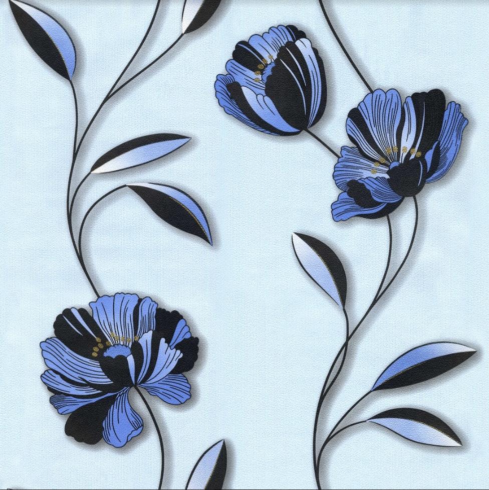 Обои тисненные Эксклюзив Люкс на бумажной основе 0,53х10,05 м Голубой (044-02) Обои тисненные Эксклюзив Люкс на бумажной основе 0,53х10,05 м Голубой (044-02)