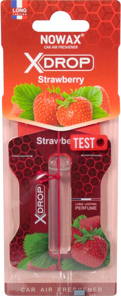 Ароматизатор для авто Nowax X Drop Strawberry на зеркало 5 мл (0307111)
