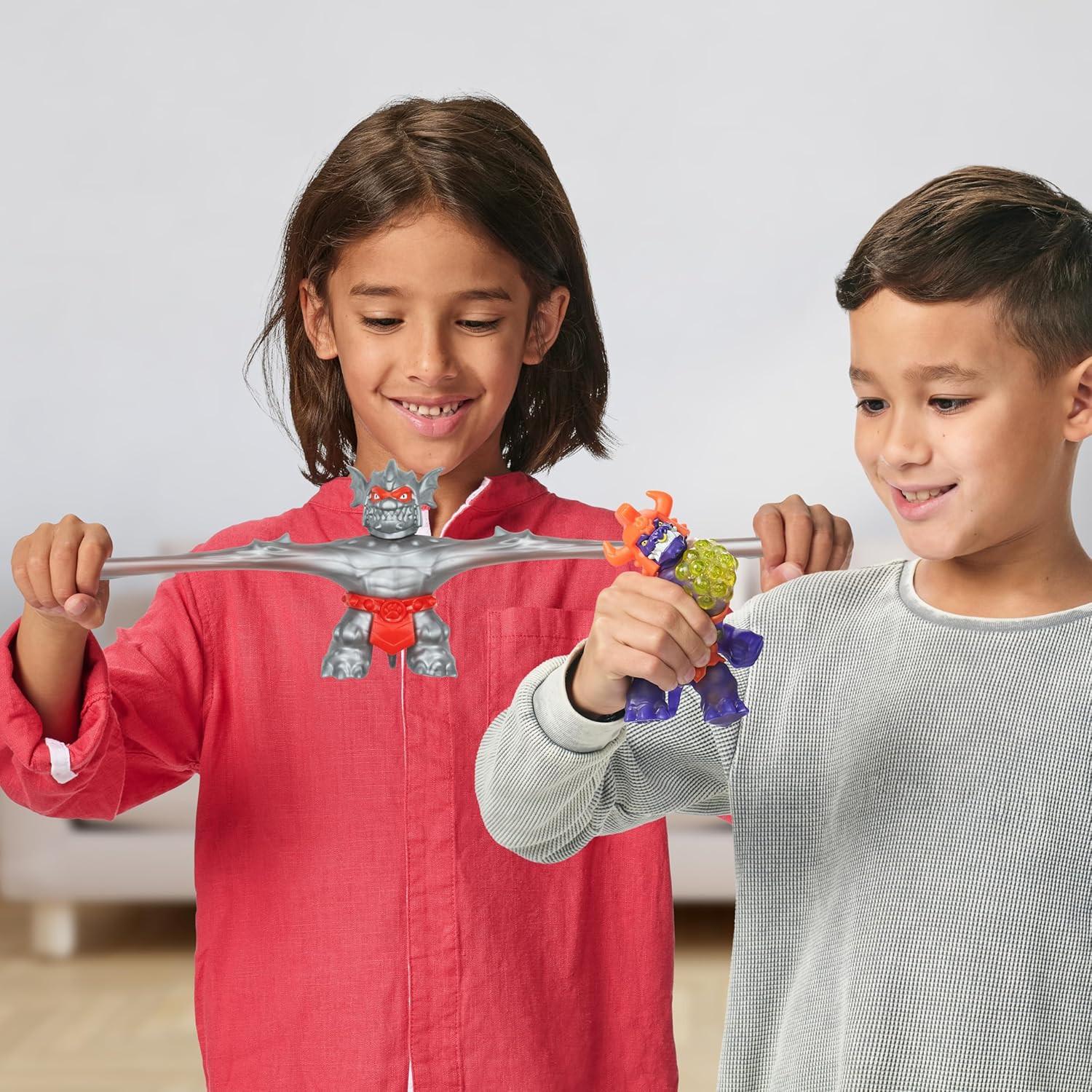 Набір з 2-х фігурок тягучок Heroes of Goo JIT Zu Stretchy Knight Blazagon VS Corruptagon (GJZ48) - фото 3 Набір з 2-х фігурок тягучок Heroes of Goo JIT Zu Stretchy Knight Blazagon VS Corruptagon (GJZ48) - фото 3