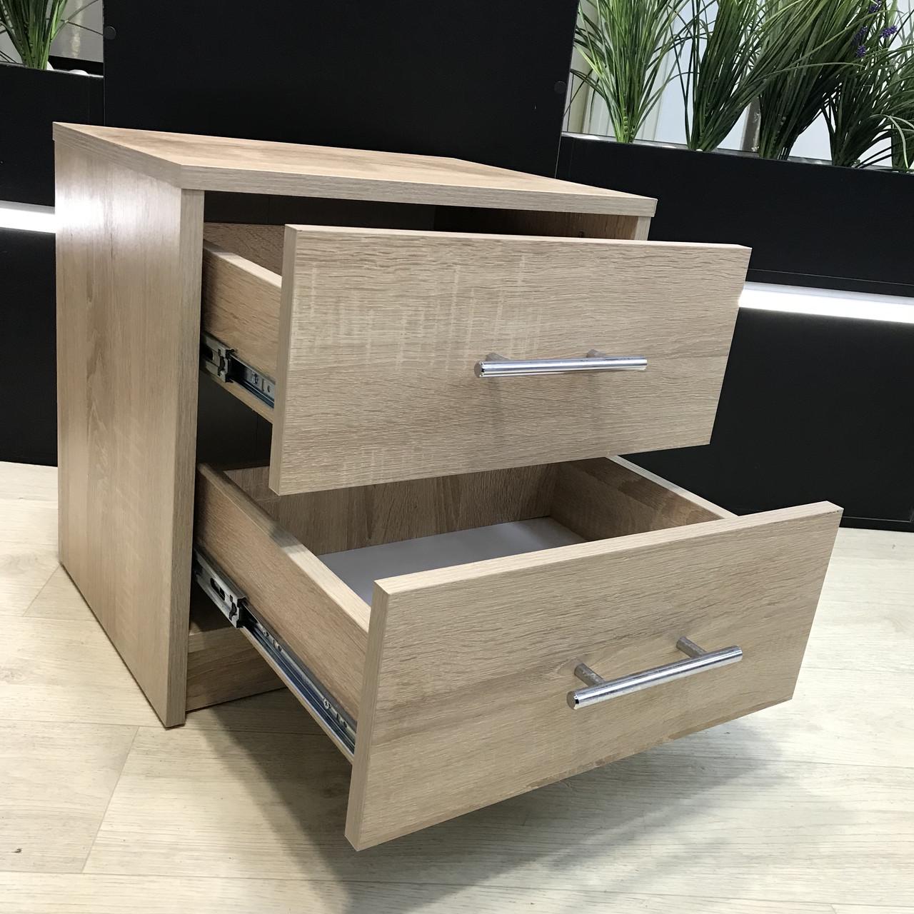 Тумба приліжкова Ексклюзив 450х450х350 мм Дуб сонома світлий - фото 3 Тумба приліжкова Ексклюзив 450х450х350 мм Дуб сонома світлий - фото 3