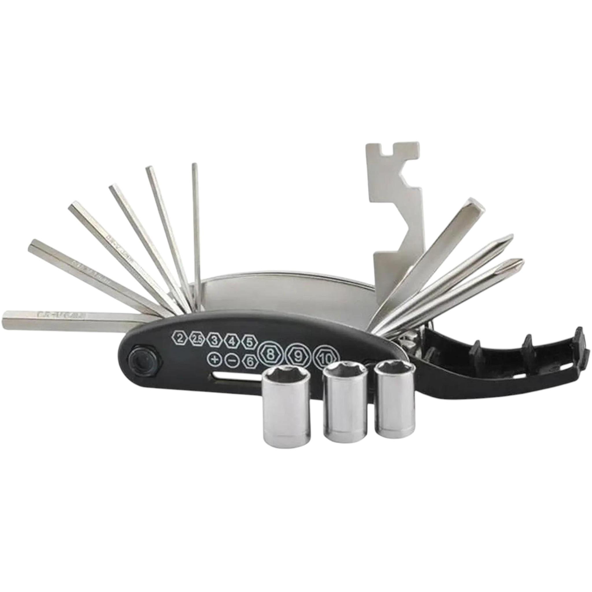 Мультитул Laxzo 16в1 для ремонта велосипедов (25685700)