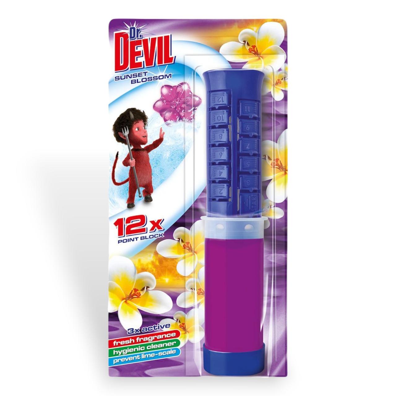 Блок туалетний точковий Dr. Devil Квітковий захід 75 мл